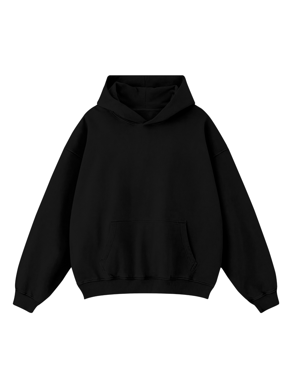 Hoodie Boxy Negro