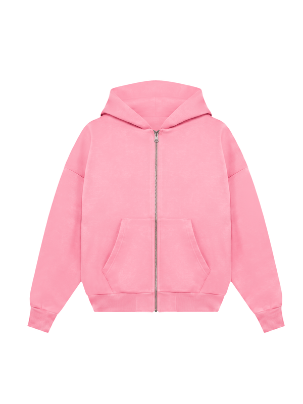 Zip Hoodie Rosa