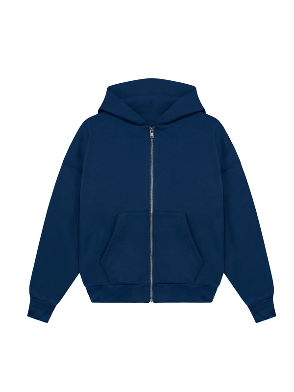 Zip Hoodie Azul Cam