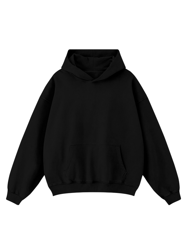 Hoodie Boxy Negro