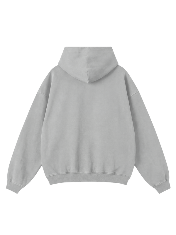 Hoodie Boxy Melange