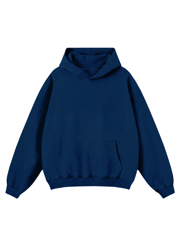 Hoodie Boxy Azul Cam