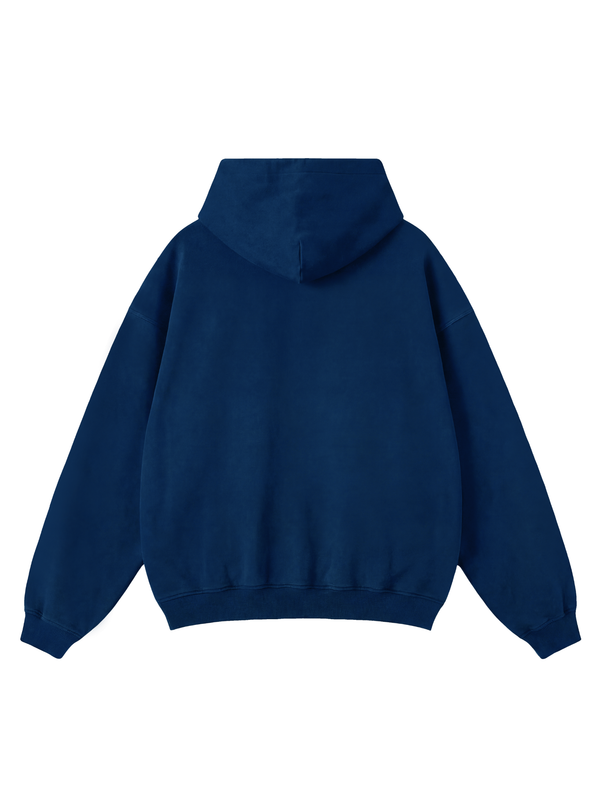 Hoodie Boxy Azul Cam