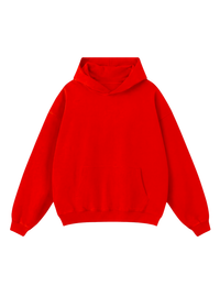 Hoodie Boxy Rojo