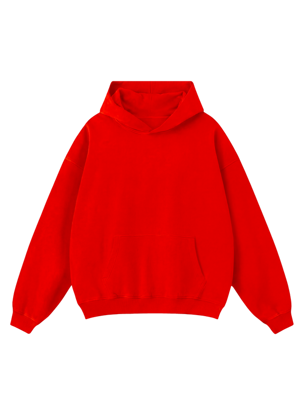 Hoodie Boxy Rojo