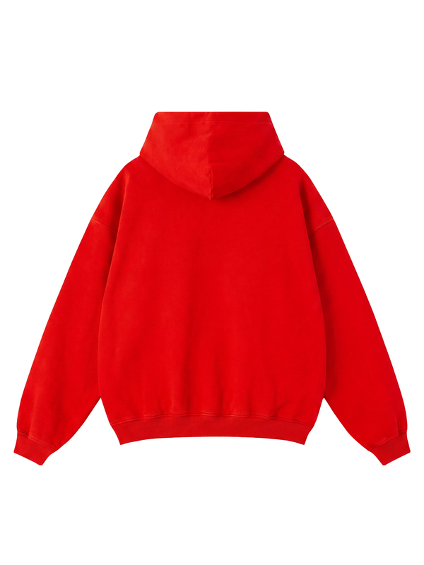 Hoodie Boxy Rojo