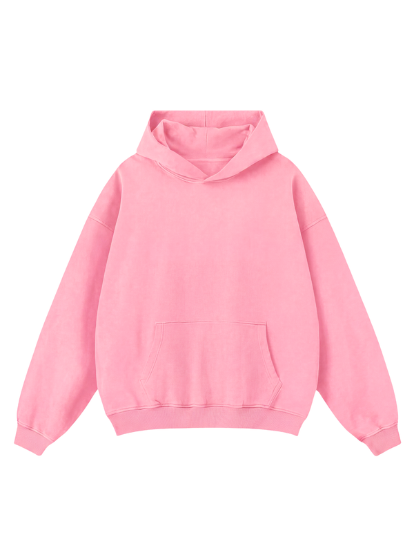 Hoodie Boxy Rosa