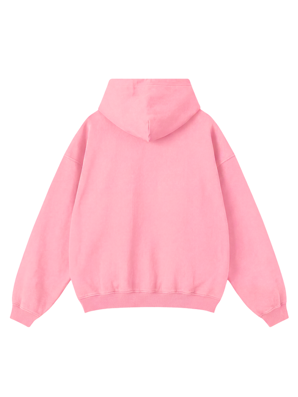 Hoodie Boxy Rosa