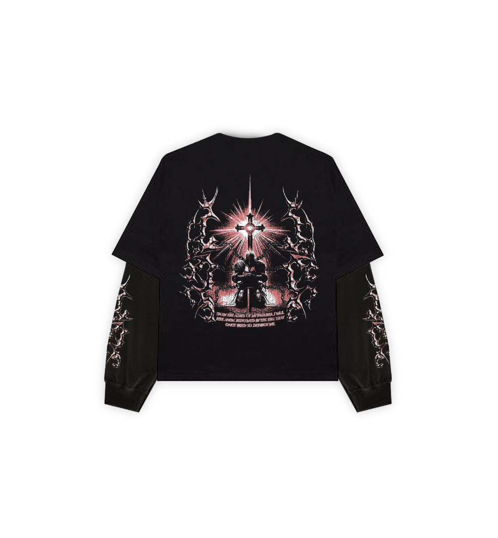 Tee From The Ashes Negro