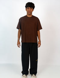 POLO BOXY FIT MARRÓN