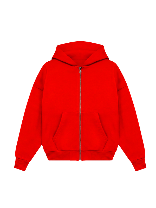 Zip Hoodie Rojo