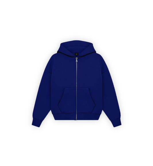 Zip Hoodie Azul Cam