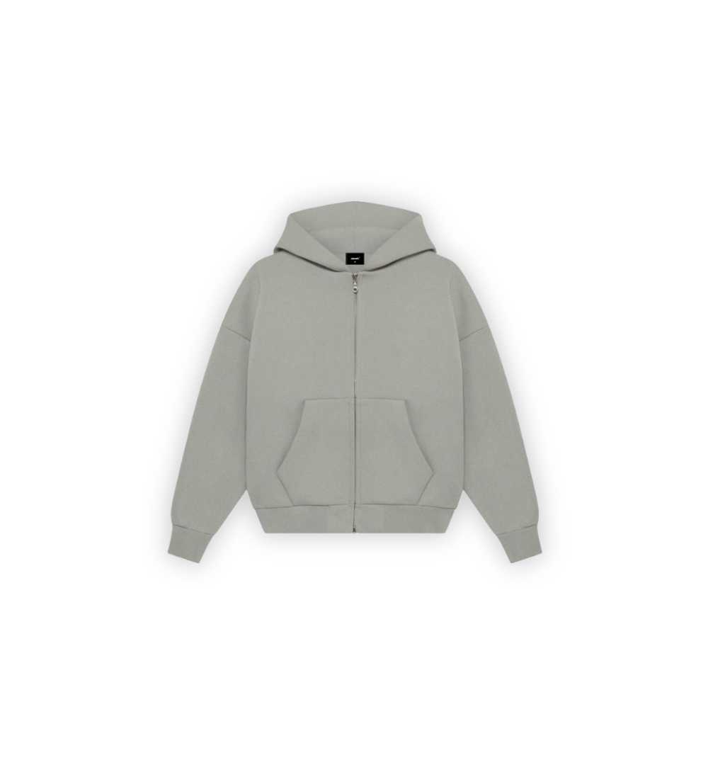 Melange Zip Hoodie